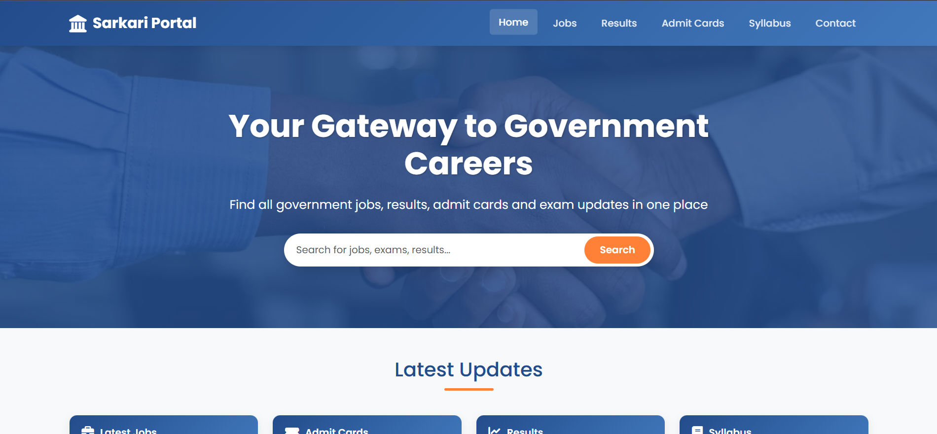 Job Updates Website