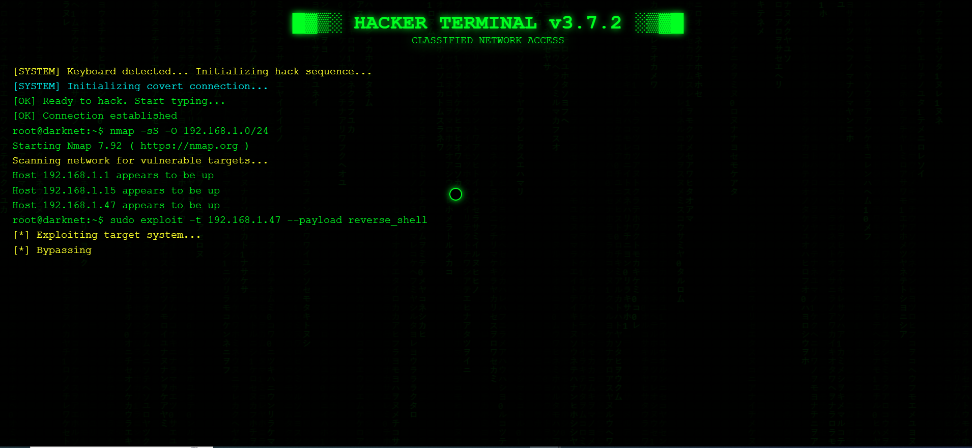Hacker Prank Webpage - Type Something