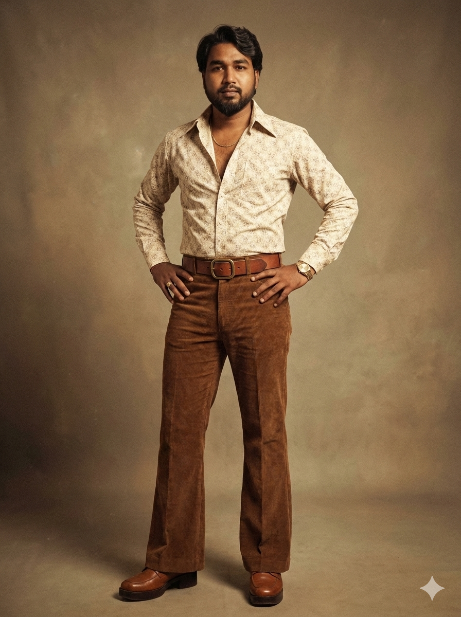 Old Celebrity-style portrait