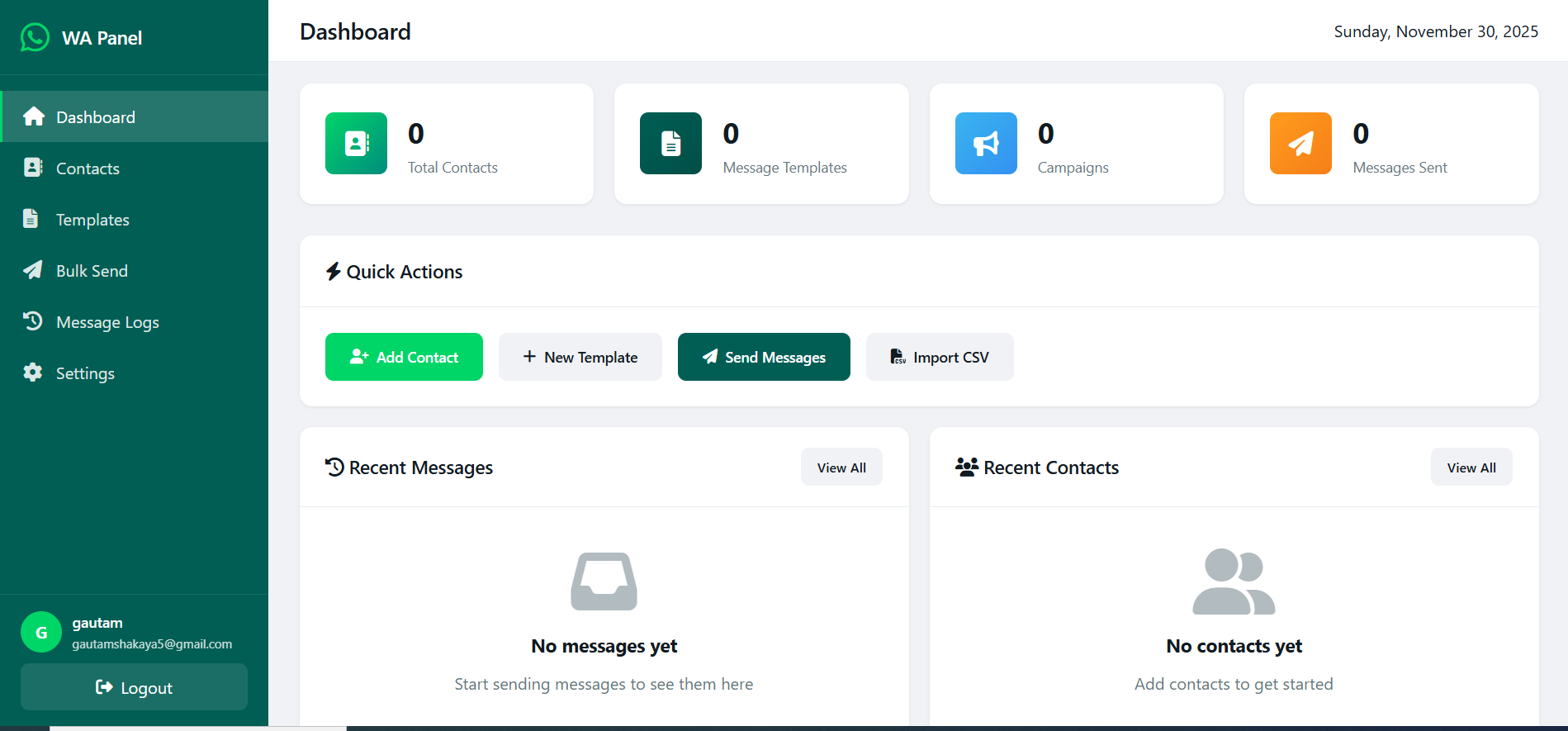 WhatsApp Bulk Message Panel – Fast & Reliable Broadcasting